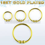 ncrg 18k gold plated silver non piercing fake nose clip