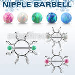opnp104 janet jackson nipple shield w 5mm synthetic opal balls