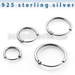 pho pair of silver hoop earrings size thickness 1 2mm