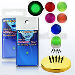 pkmr3 magnetic non piercing monroe stud with glow ball