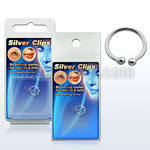 pksc1 non piercing 925 sterling silver nose clip size 8mm