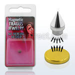 pktg2 3mm magnetic non piercing cone shaped tragus stud