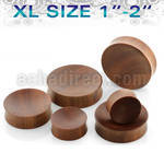 pwsxl xl size sawo wood concave double flare plug