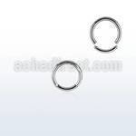 seg18 polished 316l steel segment ring diameter 6mm to 10mm