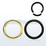segt10 black pvd 316l steel segment ring diameter 12 16mm
