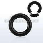 segt4 black pvd 316l steel segment ring diameter 12 16mm