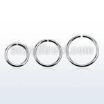 sel16 high polished 316l seamless steel ring diamter 6 12mm