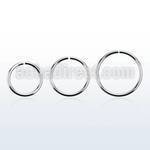sel18 high polished 316l seamless steel ring diamter 6 12mm