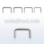 sepa 316l steel septum retainer in a simple inverted u shape