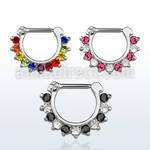 sepcx16 septum clicker wa 316l steel bar alternating crystals