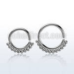 sepll annealed 316l steel septum ring, 16g (1.2mm