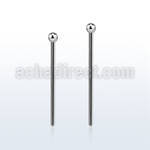 snyb20 steel bend it nose stud w a 2mm ball shaped top