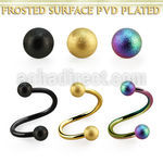 spetfo3 anodized 316l steel spiralw 2 3mm frosted steel balls