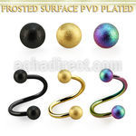 spetfo4 anodized steel spiral w 4mm frosted steel balls