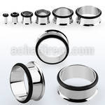 spg high polished 316l steel single fesh tunnel with o ring