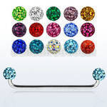 subbf5 45 316l steel industrial surface barbell w ferido balls