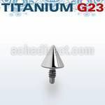 tacn3 3mm cone titanium g23 dermal anchor for base plate