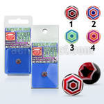 tguvwe web uv illusion tongue stud holds with suction