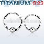 ubcr12 titanium g23 ball closure ring with a 5mm ball