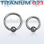 ubcr18 titanium g23 ball closure ring with a 3mm ball