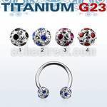 ucbfr5a titanium g23 circular barbell with a 5mm dotted ball