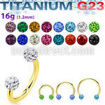 ugcbefr3 gold anodized titanium circular barbell 16g ferido