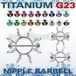 umnp104 janet jackson nipple shield w titanium g23 barbell
