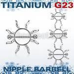 unp104 janet jackson nipple shield w titanium barbell w balls