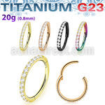 usgshss10t pvd plated titanium hinged segment ring 20g cnc