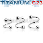 usp20b3 titanium g23 spiral 20g 3mm balls