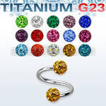 uspfr4 titanium g23 spiral with two 4mm ferido balls