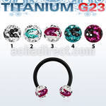 utcbfr6c black titanium cbr w 6mm multicrystal zebra balls