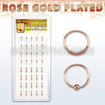 xrsgnh box of silver nose hoops 15 ball 10 endless hoops