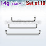 xsud14g high polished 90 316l steel surface barbell posts