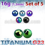 xubt4s pack of 4mm anodized titanium g23 balls 1 2mm thread