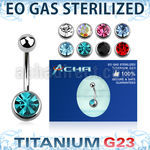zubn1cg sterilized titanium banana jewel titanium ball
