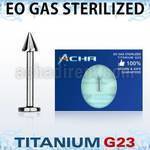 zulbcn3 eo gas sterilized titanium g23 labret with a 3mm cone