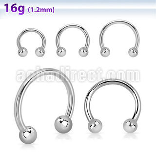 cbeb barbell circular acero quirurgico bolas 3mm venta