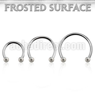 cbefo3l barbell circular diametro acero 316l bolas 3mm acero esmerilado usar como arete distribuidor mayorista