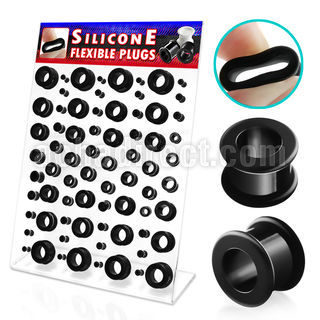 dapg21 display 72 dilataciones tunel silicona negra 4mm 18mm distribuidor