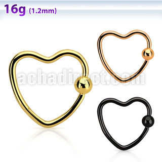 hcrt16 aro bola presion corazon acero quirurgico anodizado bola cierre 3mm distribuidor mayorista