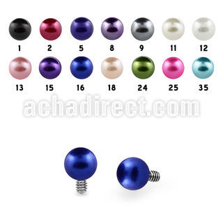 idpr3 microdermal bola perla falsa 3mm rosca interna base microdermal 2mm 2 5mm al por mayor