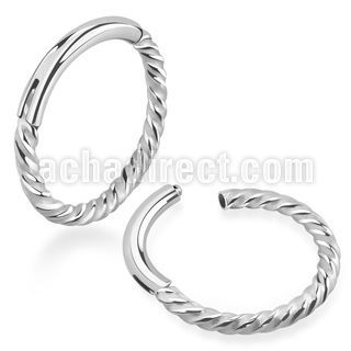 sgsh20 316l steel hinged segment ring twisted wire