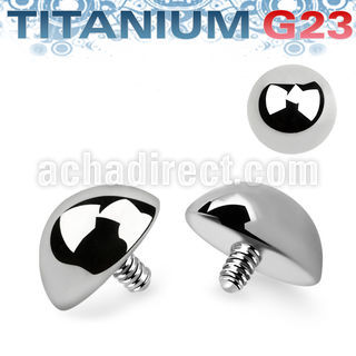 tahb5 microdermal media bola titanio g23 5mm rosca interna base microdermal 2mm 2 5mm distribuidor