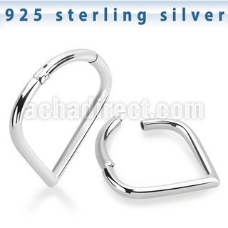 vsgha16 925 sterling silver hinged segment ring drop