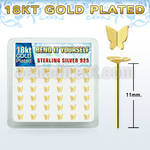 18ybtf36 caja display 36 piercing nariz doblar tu mismo plata 925 oro 18 kts distribuidor mayorista