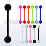 abbuv barbell lengua acrilico flexible bolas acrilicas uv 6mm mayorista