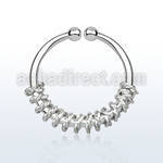 agsep12a anillo septum falso plata 925 1mm cuerda mitad 12mm distribuidor