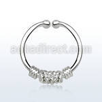 agsep12b anillo septum falso plata 925 1mm alambre atado 12mm distribuidor mayorista