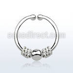agsep12c anillo septum falso plata 925 1mm alambre balines bola centro 12mm venta